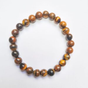 Pulseira Olho de Tigre no Silicone