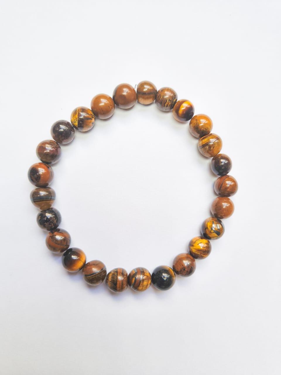 Pulseira Olho de Tigre no Silicone