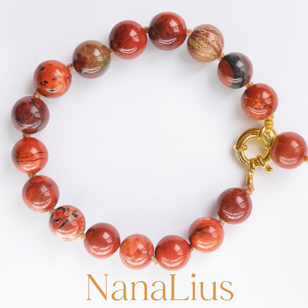 Pulseira Jaspe Vermelha