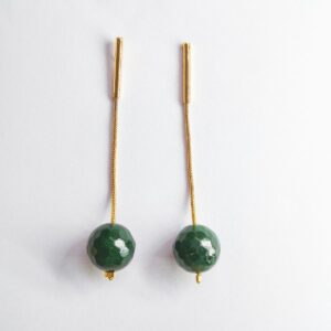 Brinco Jade Verde