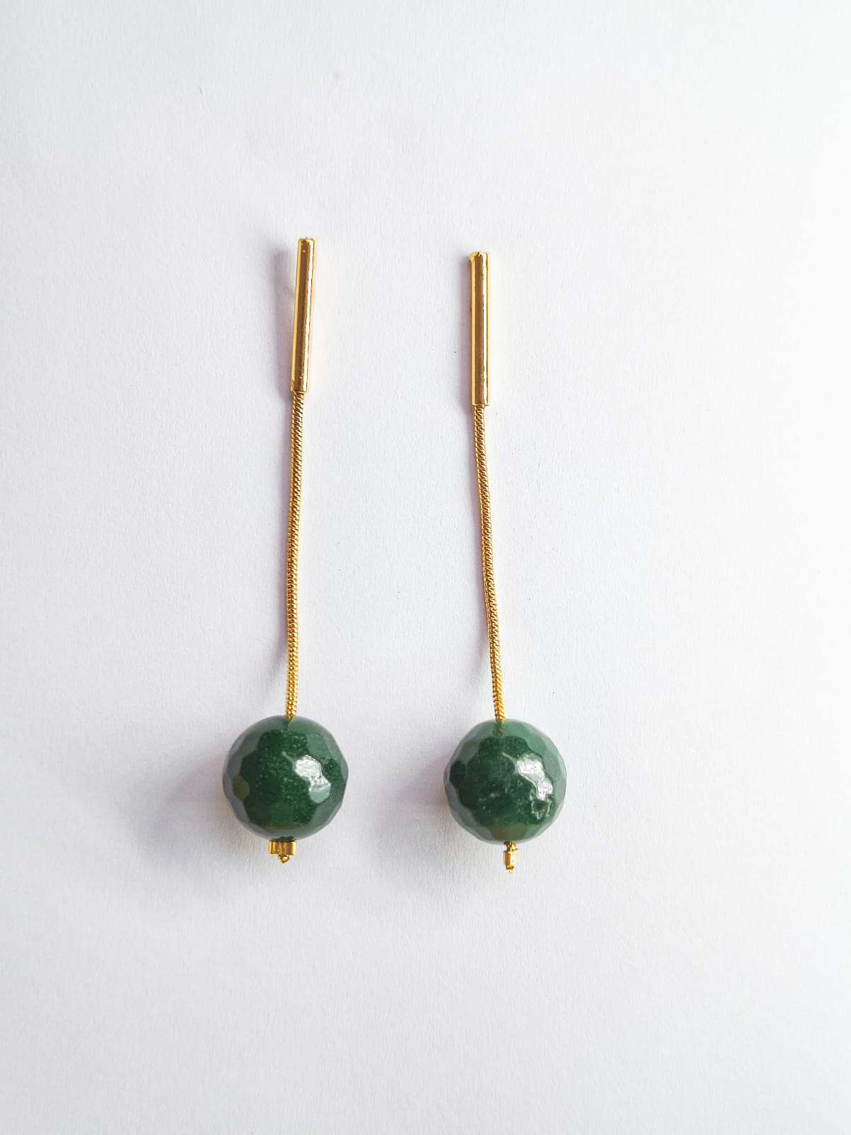 Brinco Jade Verde