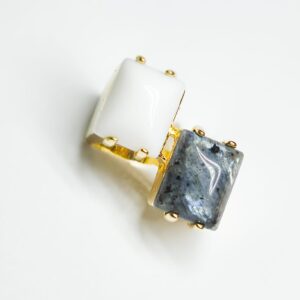 Anel Duo Essence (Banhado a ouro 18K)