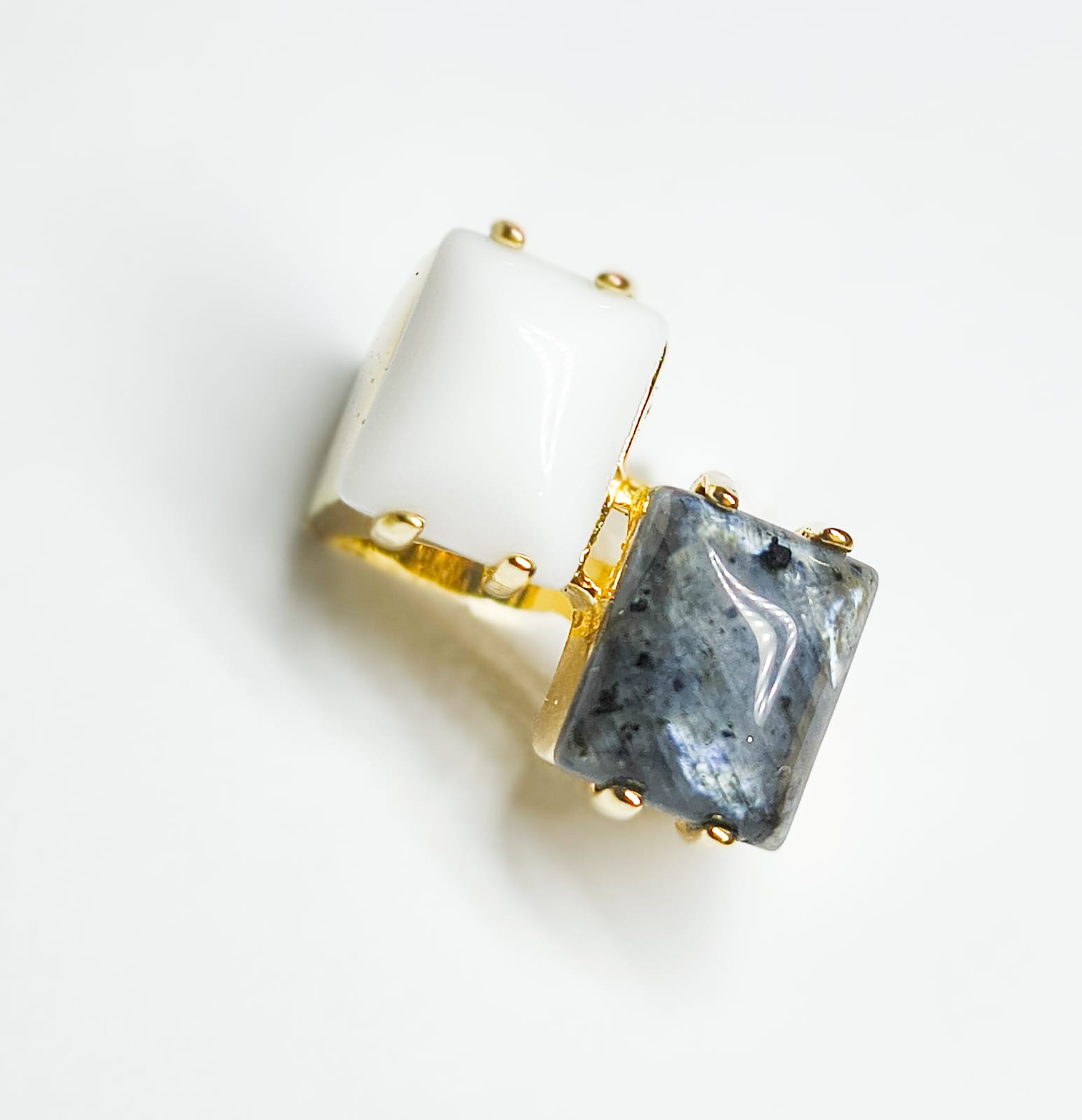 Anel Duo Essence (Banhado a ouro 18K)